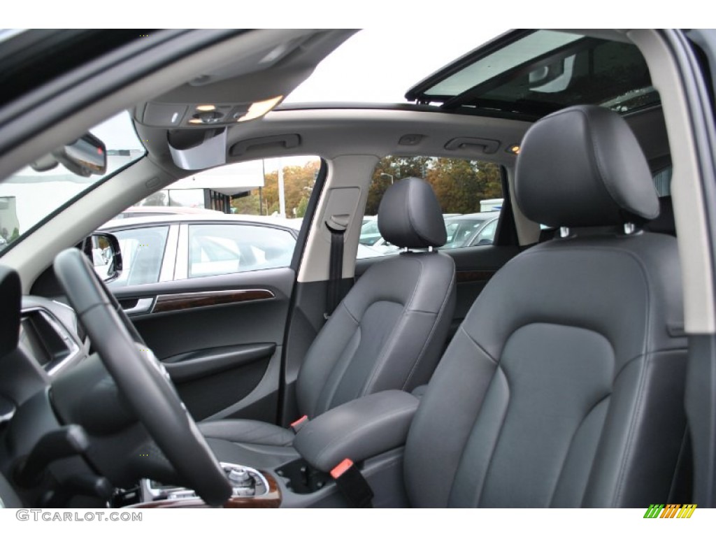 Black Interior 2010 Audi A4 2.0T quattro Sedan Photo #72715941