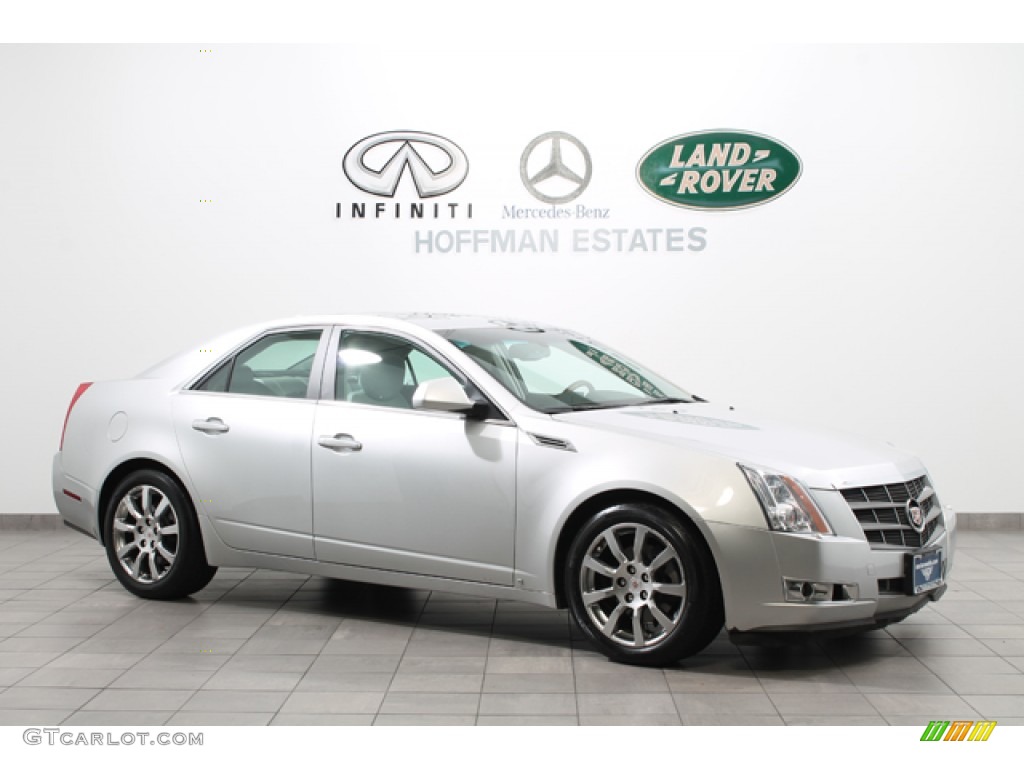 2009 CTS 4 AWD Sedan - Radiant Silver / Light Titanium/Ebony photo #1