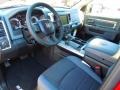  2013 1500 Big Horn Quad Cab Black/Diesel Gray Interior
