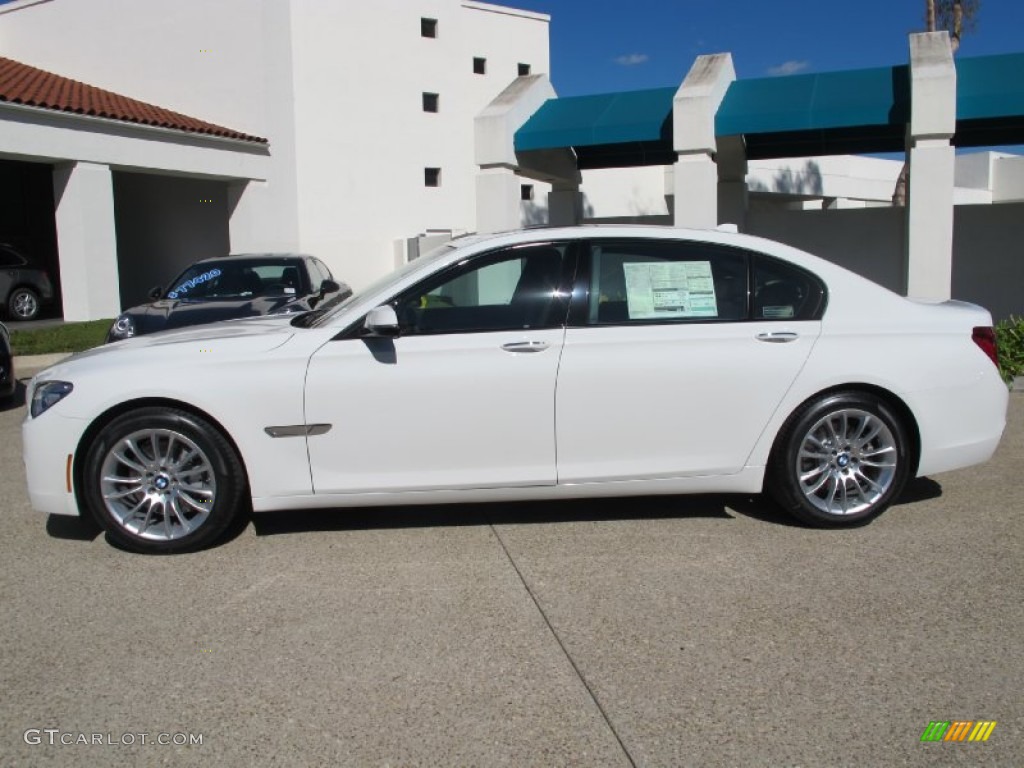 2013 7 Series 740Li Sedan - Alpine White / Veneto Beige photo #2