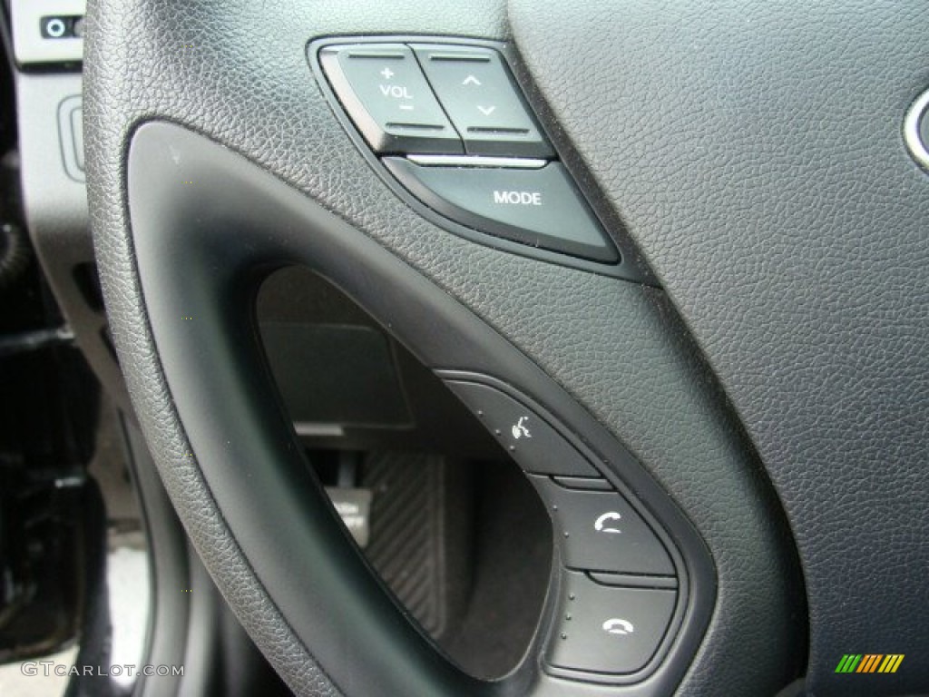 2011 Sonata Limited - Midnight Black / Black photo #15