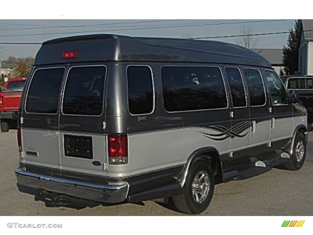 2008 E Series Van E350 Super Duty XLT 15 Passenger - Dark Shadow Grey Metallic / Medium Flint photo #2