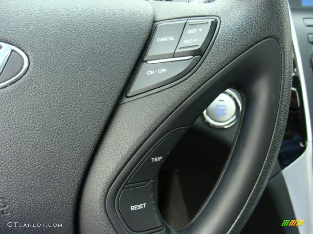 2011 Sonata Limited - Midnight Black / Black photo #16