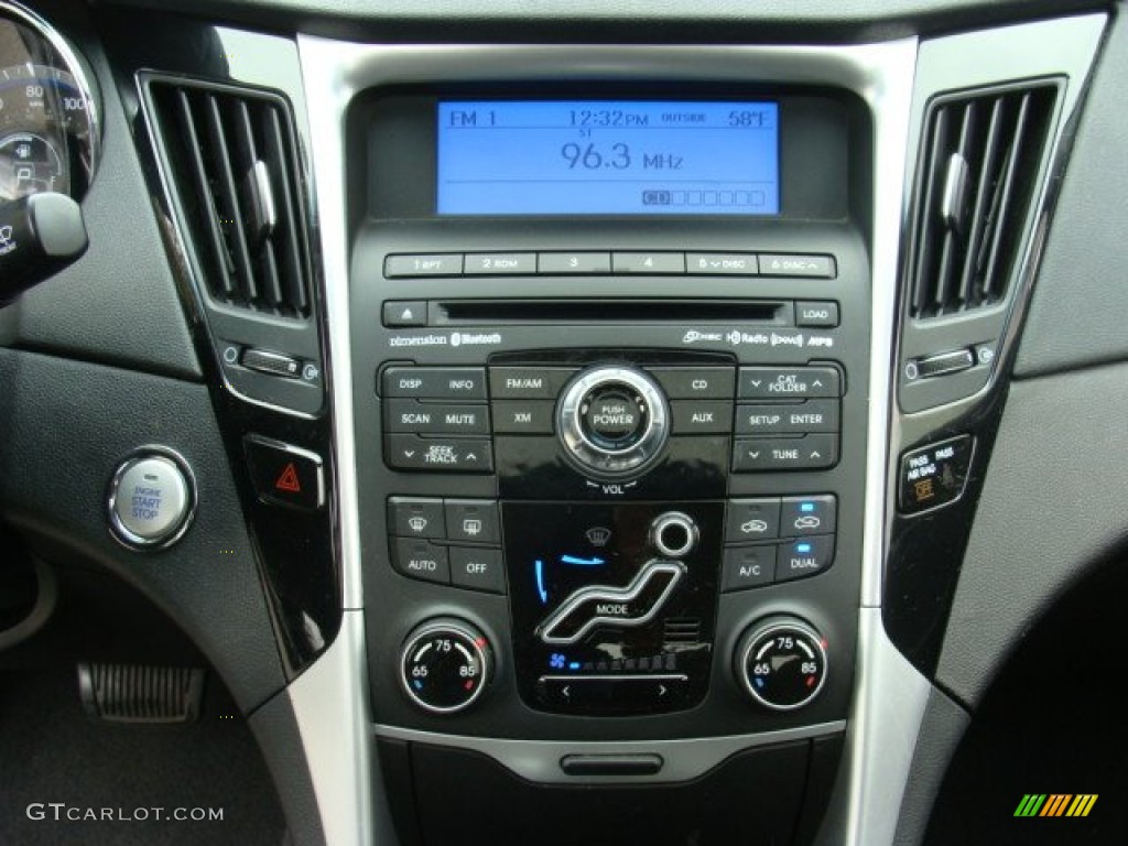 2011 Sonata Limited - Midnight Black / Black photo #18