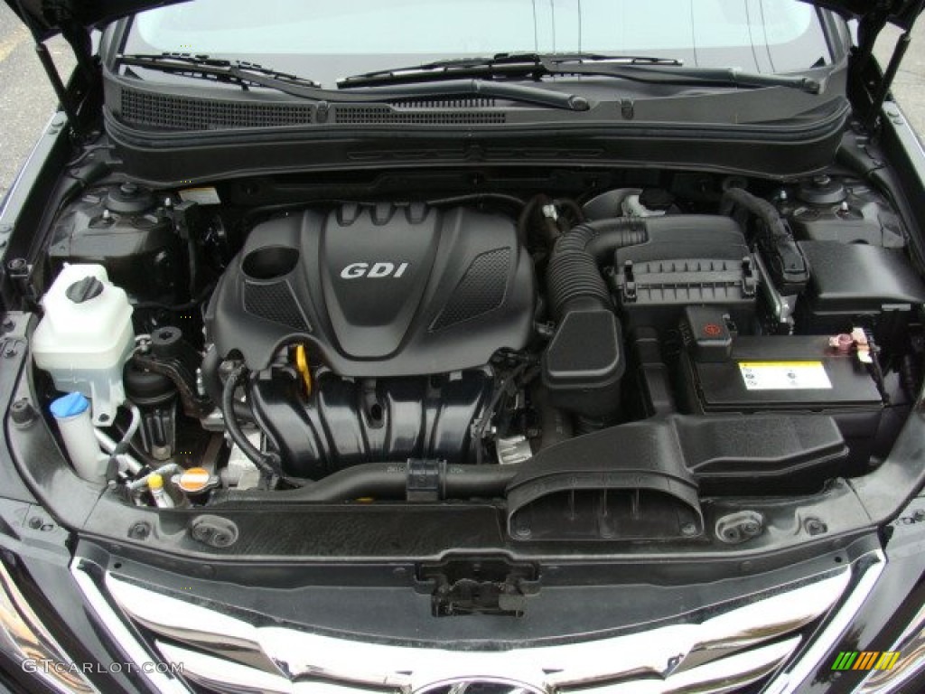 2011 Sonata Limited - Midnight Black / Black photo #30