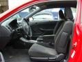 Black 2005 Honda Civic Value Package Coupe Interior Color
