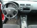 Black 2005 Honda Civic Value Package Coupe Dashboard