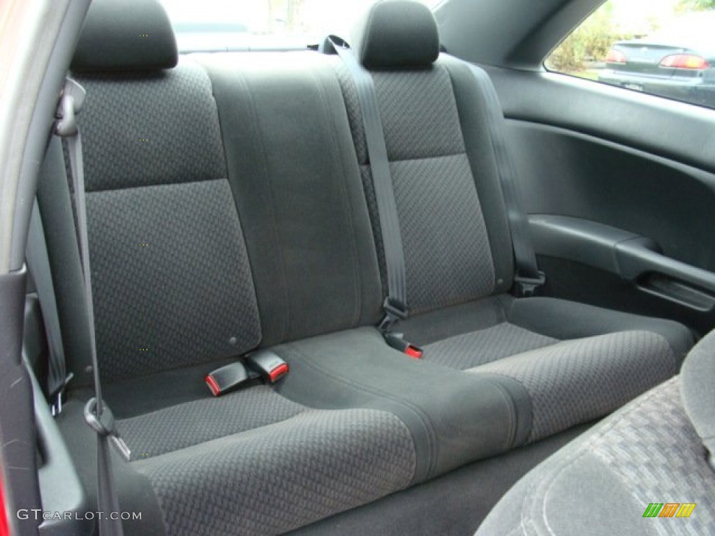 Black Interior 2005 Honda Civic Value Package Coupe Photo #72719000