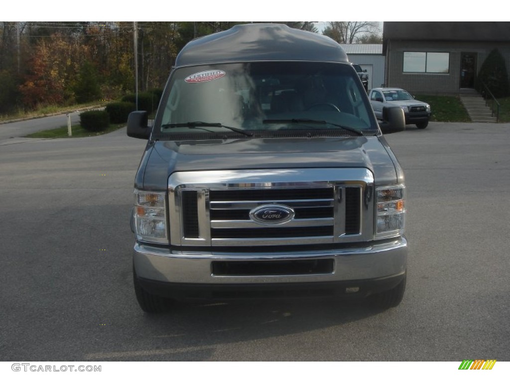 2008 E Series Van E350 Super Duty XLT 15 Passenger - Dark Shadow Grey Metallic / Medium Flint photo #52