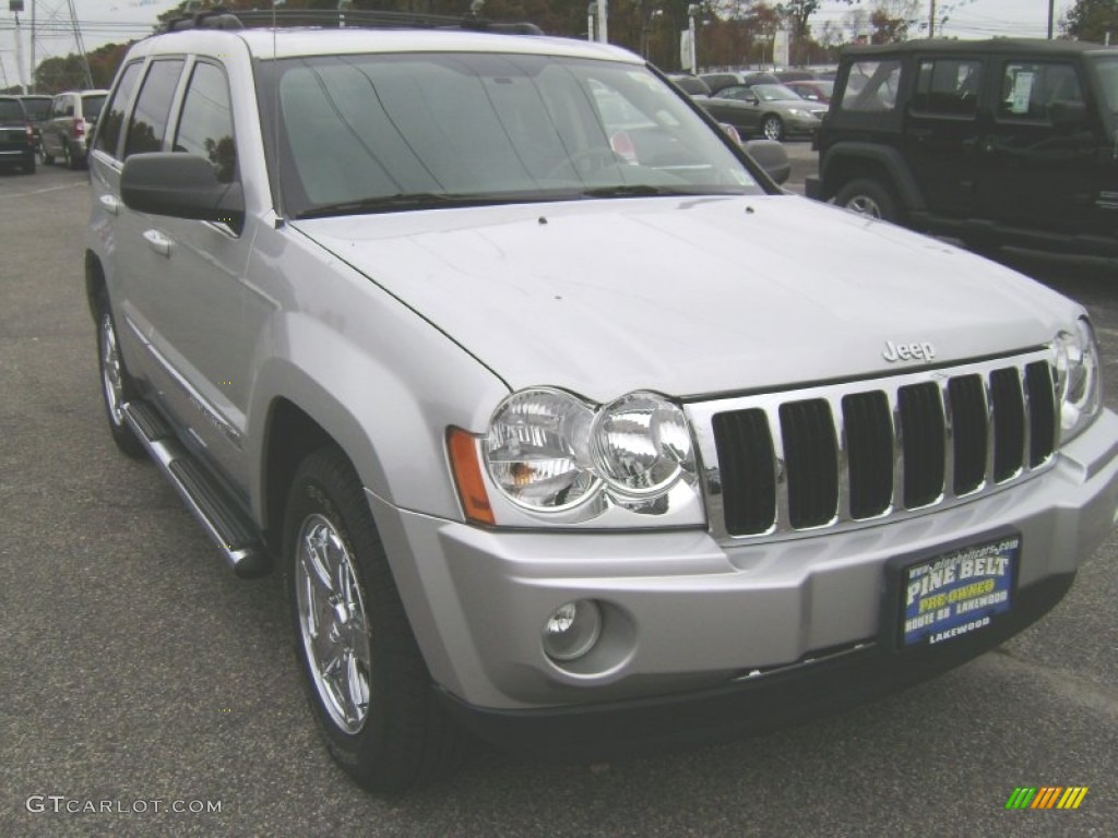 2006 Grand Cherokee Limited 4x4 - Bright Silver Metallic / Medium Slate Gray photo #3