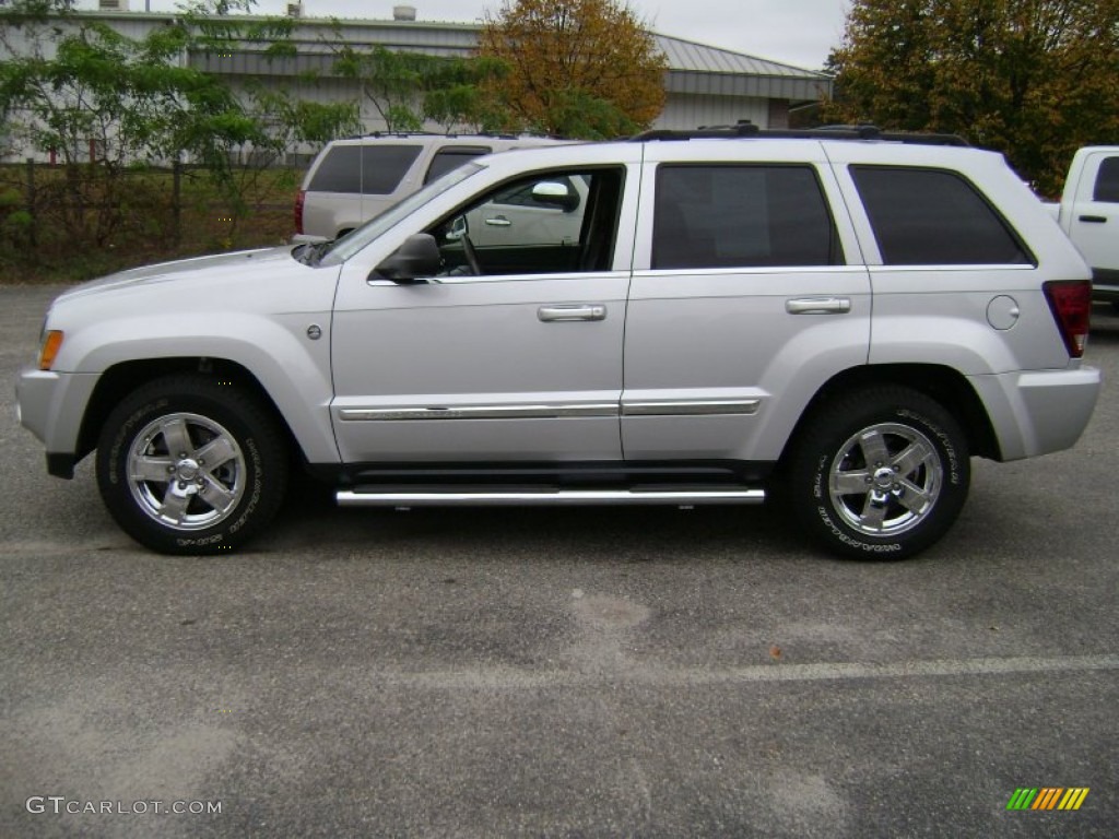 2006 Grand Cherokee Limited 4x4 - Bright Silver Metallic / Medium Slate Gray photo #6