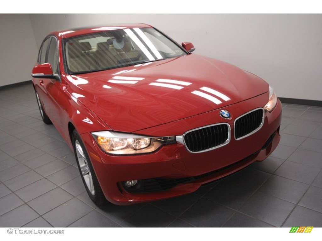 2013 3 Series 328i Sedan - Melbourne Red Metallic / Venetian Beige photo #5