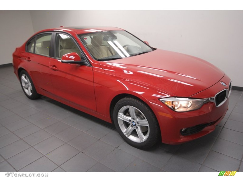 2013 3 Series 328i Sedan - Melbourne Red Metallic / Venetian Beige photo #6
