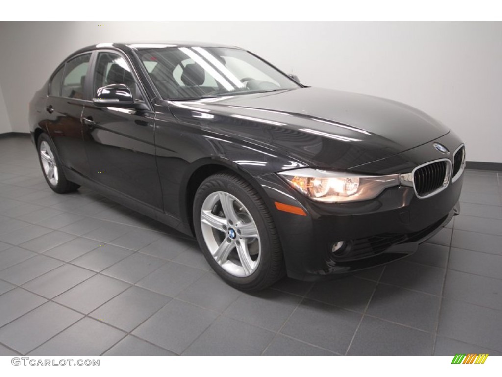 2013 3 Series 328i Sedan - Black Sapphire Metallic / Black photo #1