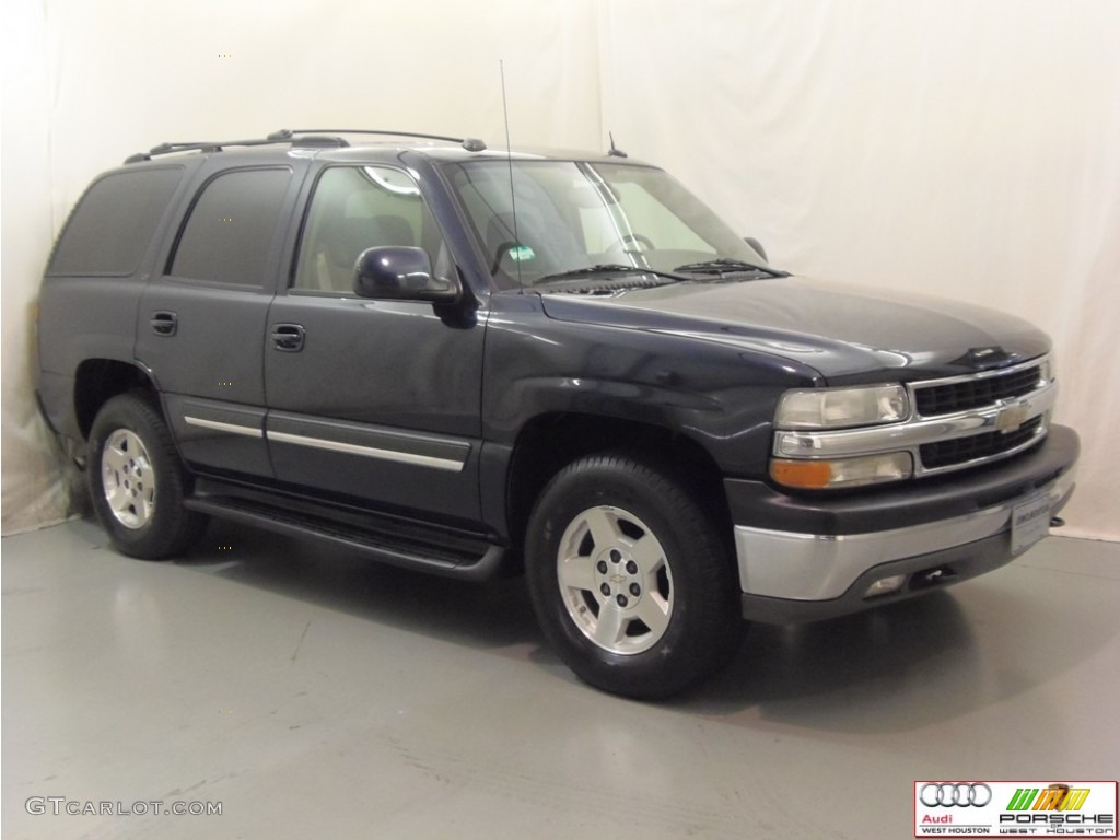 2004 Tahoe LT 4x4 - Dark Blue Metallic / Gray/Dark Charcoal photo #2