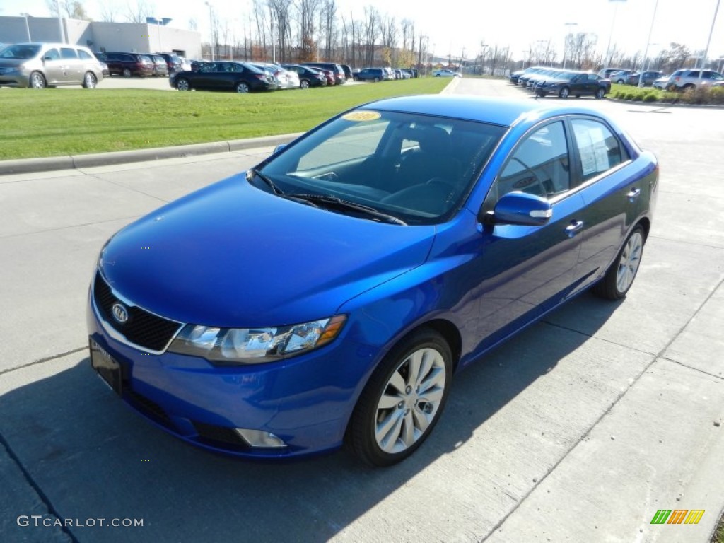 2010 Forte SX - Corsa Blue / Black Sport photo #7