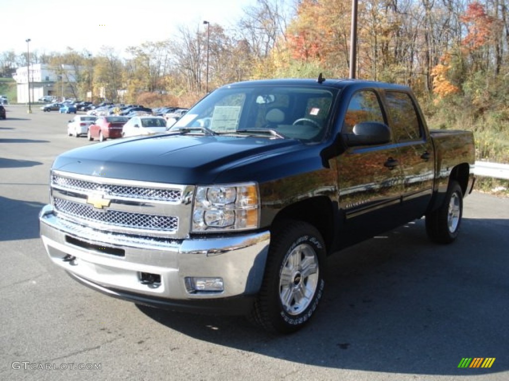 2013 Silverado 1500 LT Crew Cab 4x4 - Black / Ebony photo #4