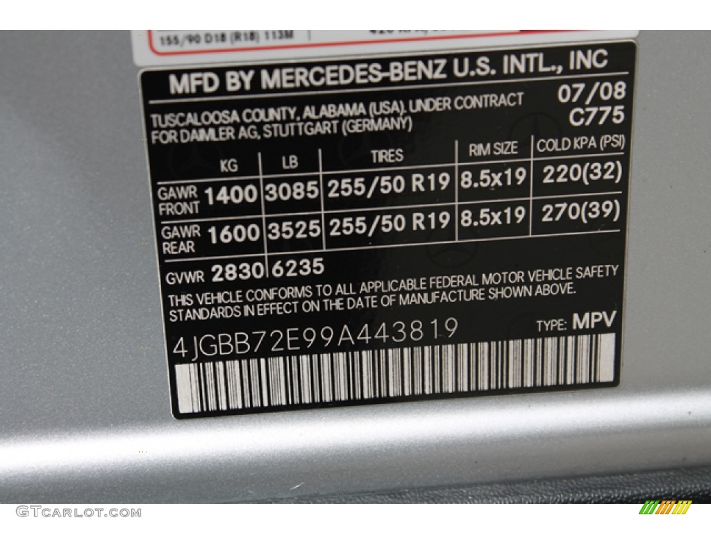 2009 ML 550 4Matic - Iridium Silver Metallic / Black photo #32