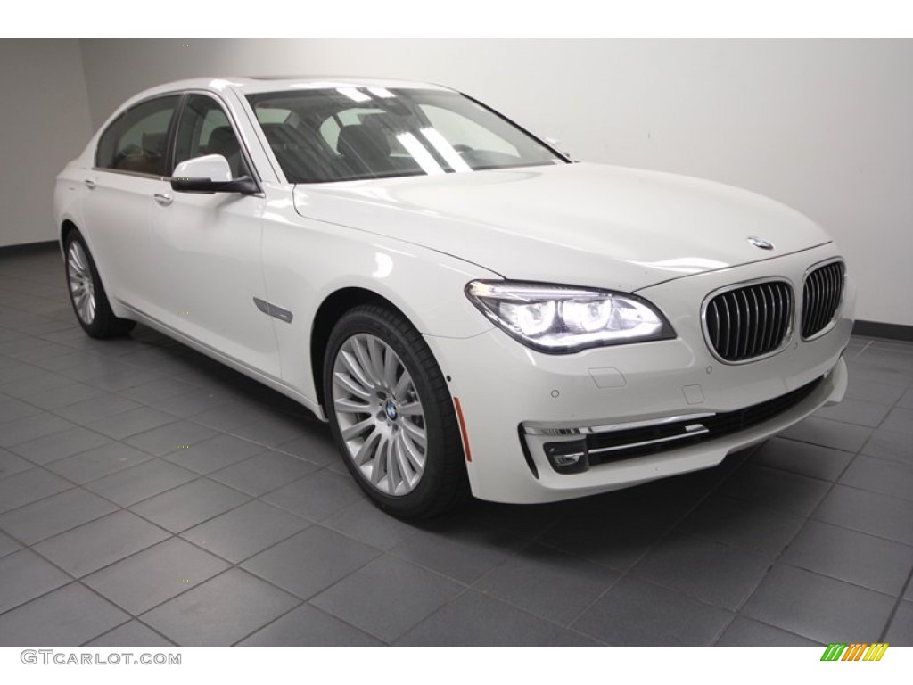 Alpine White 2013 BMW 7 Series 740Li Sedan Exterior Photo #72722426