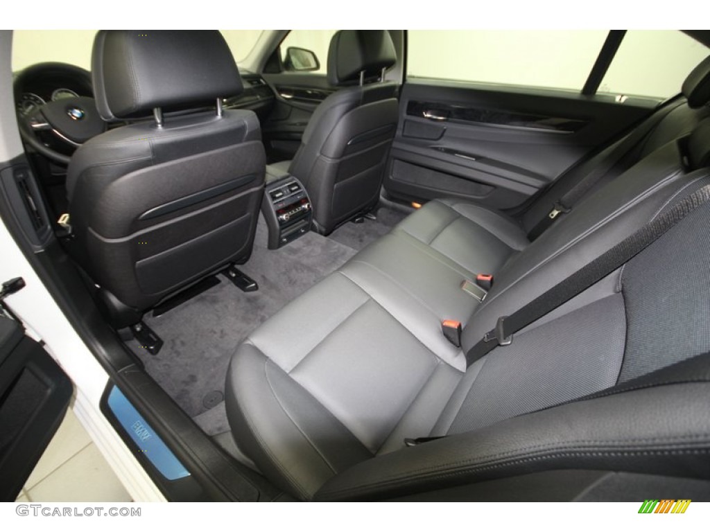 2013 BMW 7 Series 740Li Sedan Rear Seat Photo #72722870