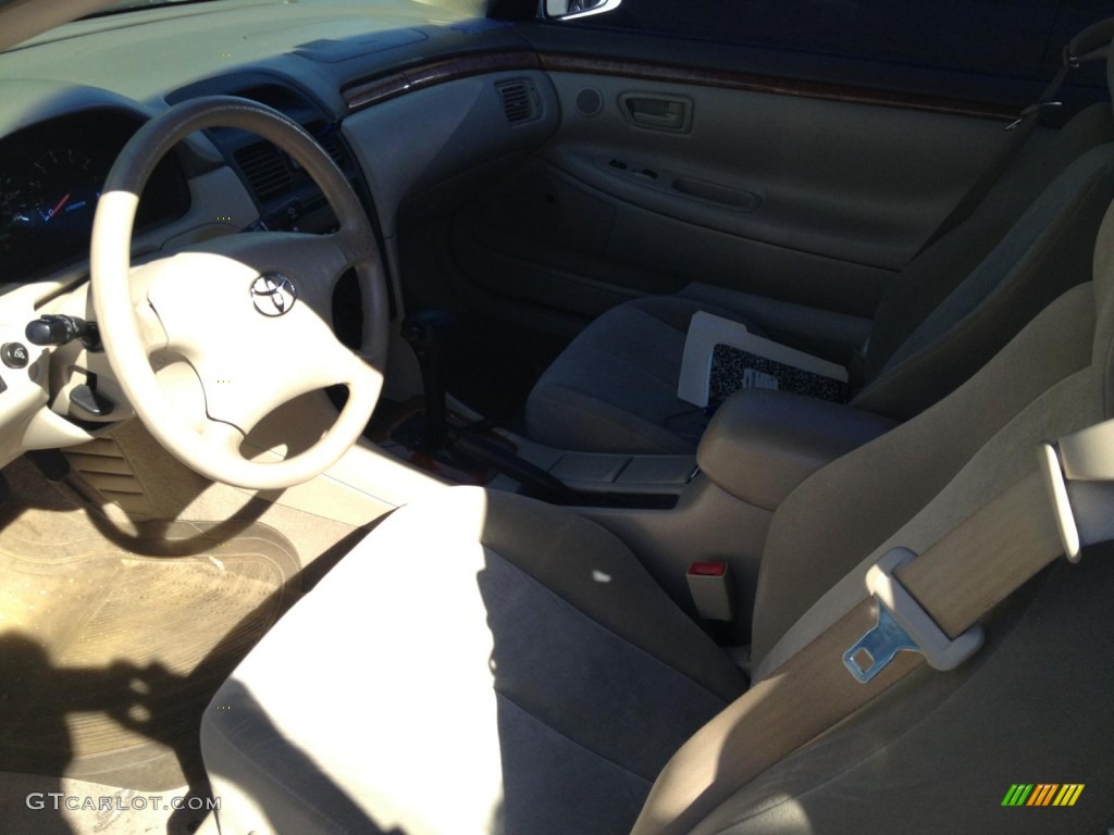 2002 Solara SE Coupe - Diamond White Pearl / Ivory photo #4