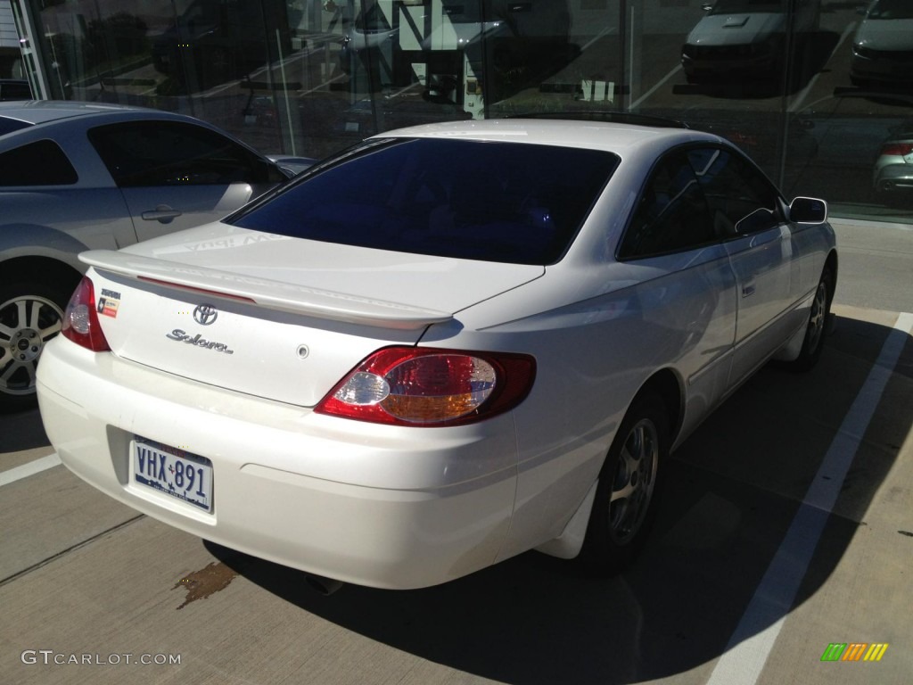 2002 Solara SE Coupe - Diamond White Pearl / Ivory photo #5