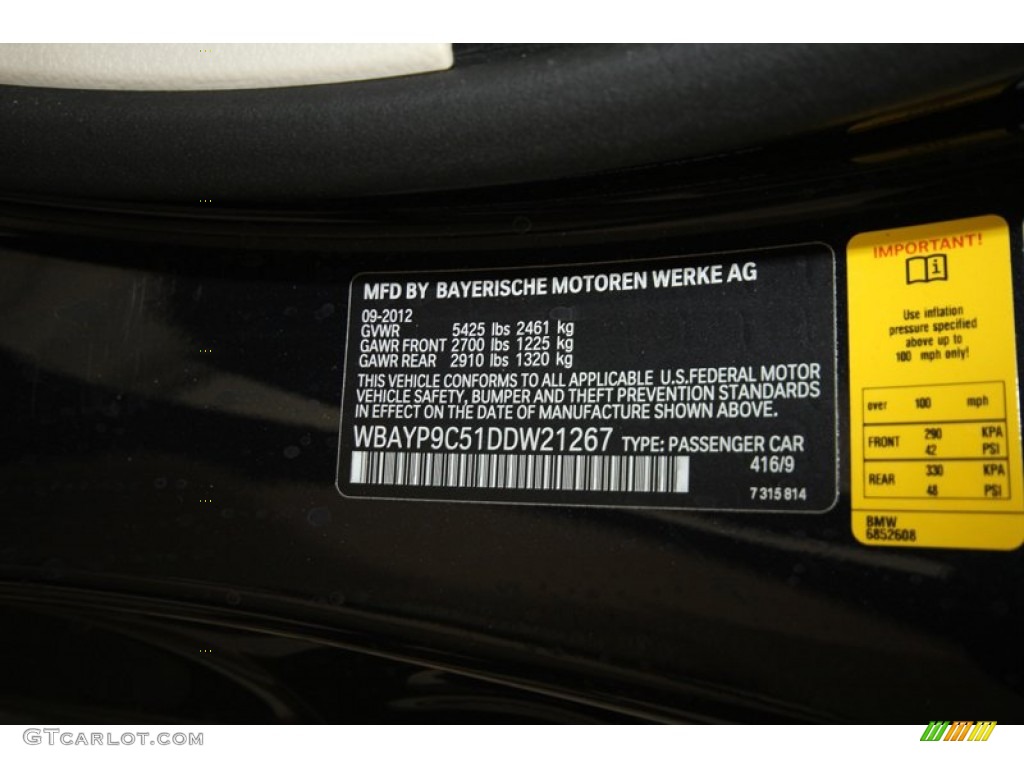 2013 6 Series Color Code 416 for Carbon Black Metallic Photo #72723163