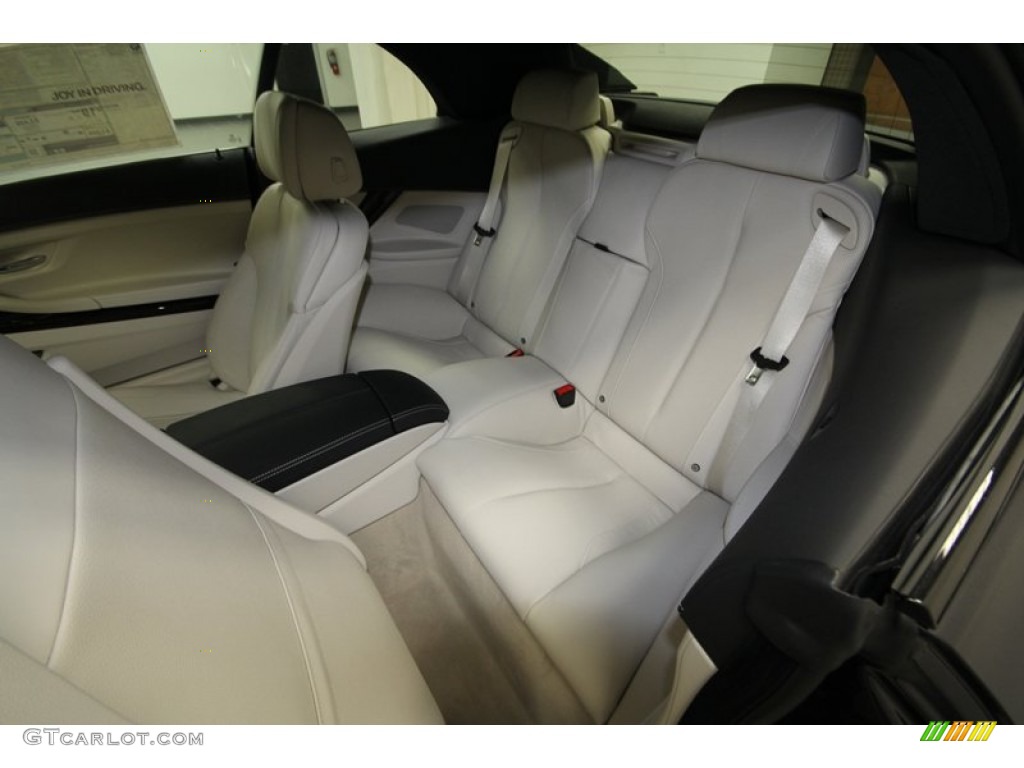 Ivory White Interior 2013 BMW 6 Series 650i Convertible Photo #72723228