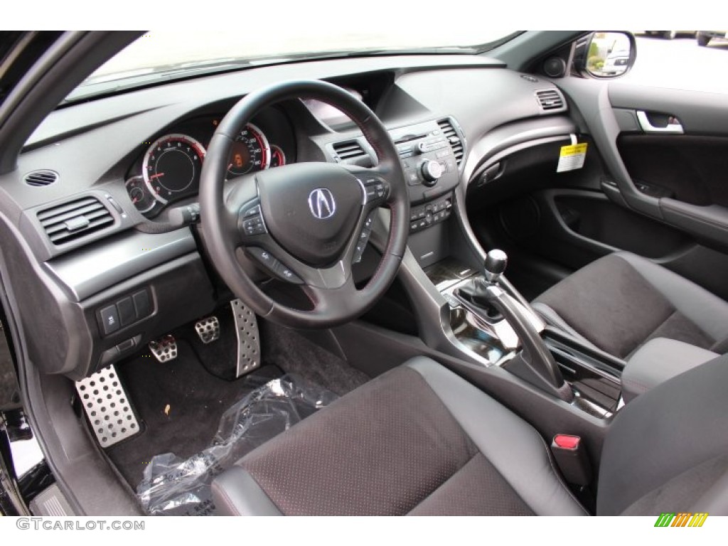 Ebony Interior 2012 Acura Tsx Special Edition Sedan Photo