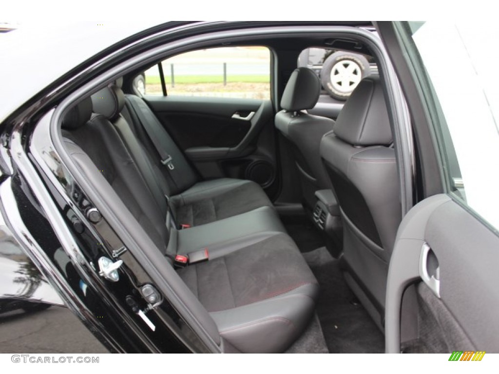 2012 Acura TSX Special Edition Sedan Rear Seat Photo #72723848