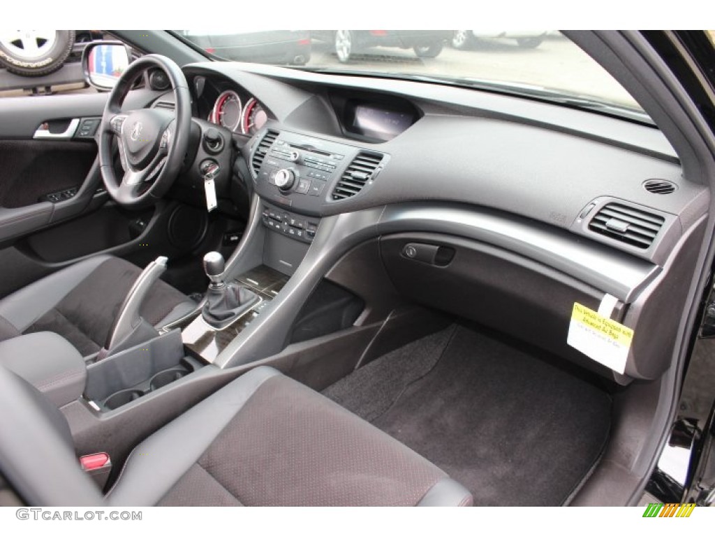 2012 Acura TSX Special Edition Sedan Ebony Dashboard Photo #72723896