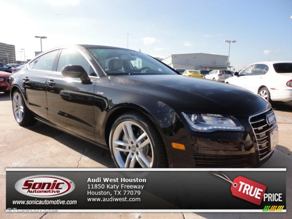 2013 A7 3.0T quattro Premium Plus - Havanna Black Metallic / Velvet Beige photo #1