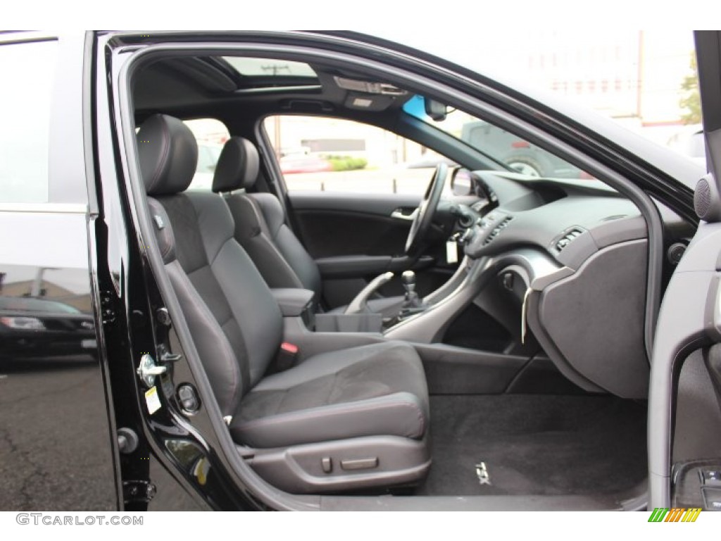 Ebony Interior 2012 Acura TSX Special Edition Sedan Photo #72723917
