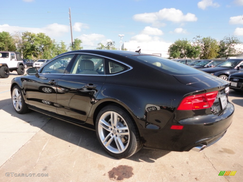2013 A7 3.0T quattro Premium Plus - Havanna Black Metallic / Velvet Beige photo #3