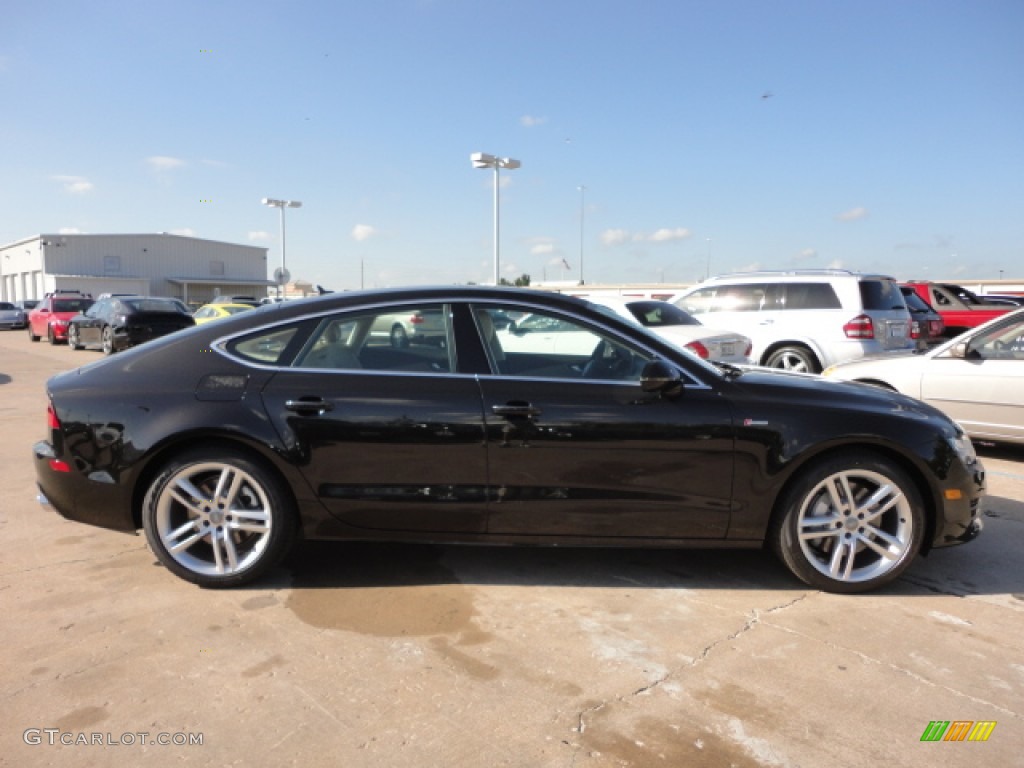 Havanna Black Metallic 2013 Audi A7 3.0T quattro Premium Plus Exterior Photo #72724001
