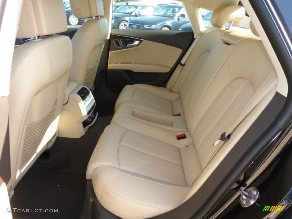 2013 Audi A7 3.0T quattro Premium Plus Rear Seat Photo #72724049