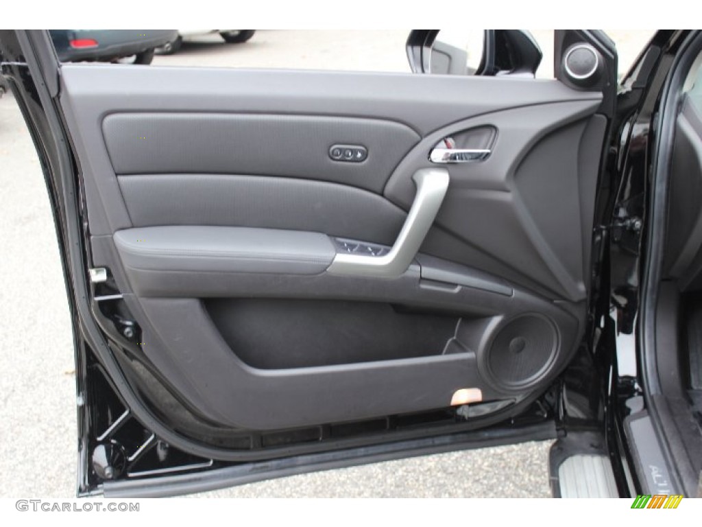 2012 Acura RDX Technology SH-AWD Ebony Door Panel Photo #72724250