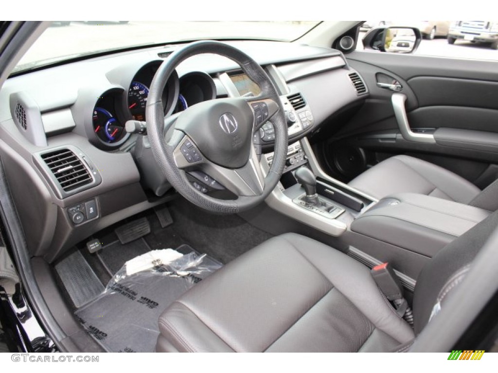 Ebony Interior 2012 Acura RDX Technology SH-AWD Photo #72724276