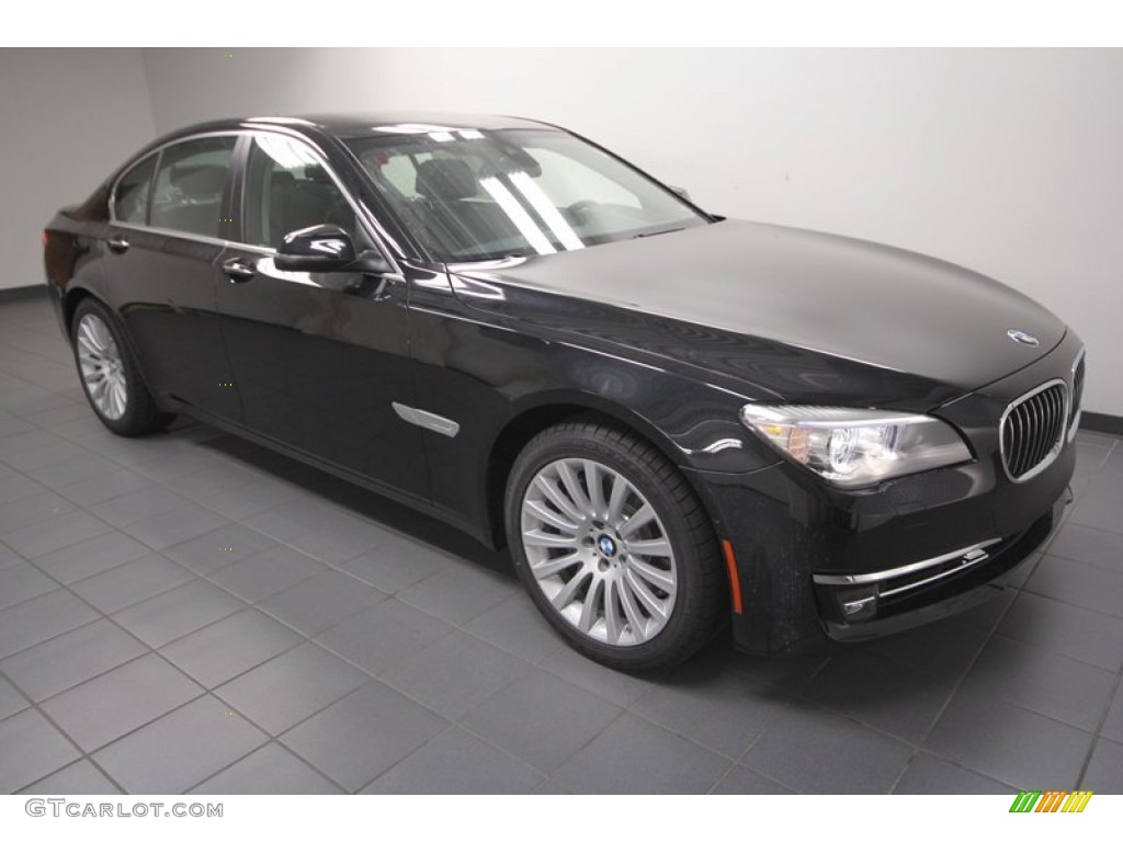 Black Sapphire Metallic 2013 BMW 7 Series 740i Sedan Exterior Photo #72724316