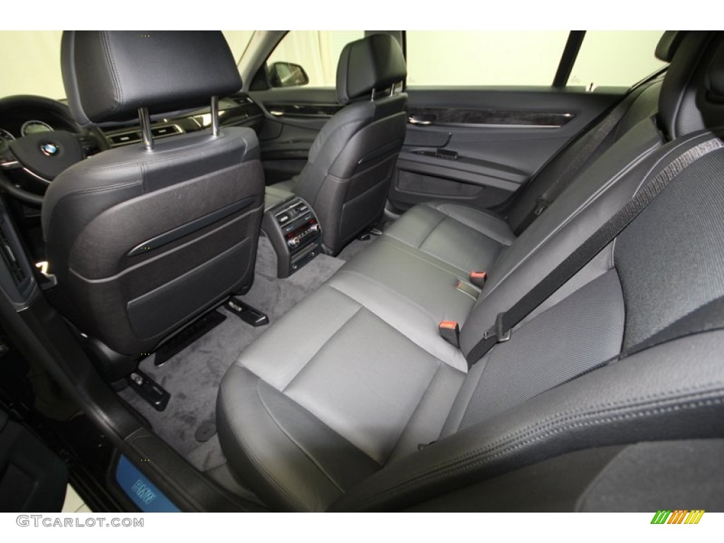 Black Interior 2013 BMW 7 Series 740i Sedan Photo #72724739