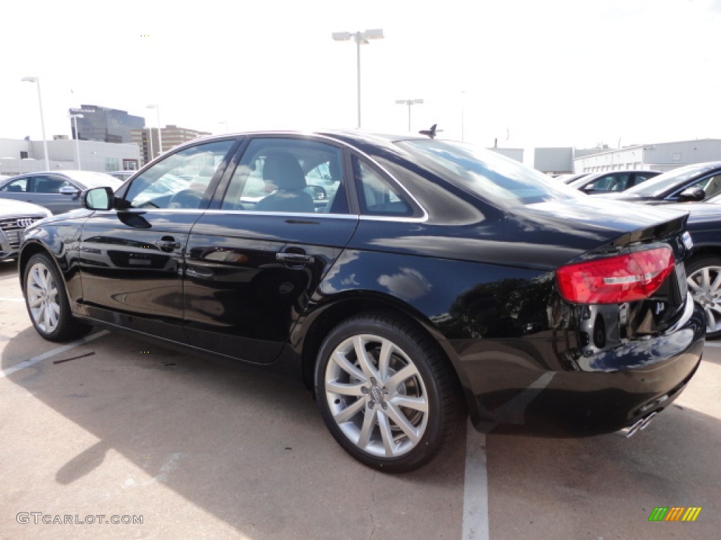 2013 A4 2.0T Sedan - Brilliant Black / Titanium Gray photo #3