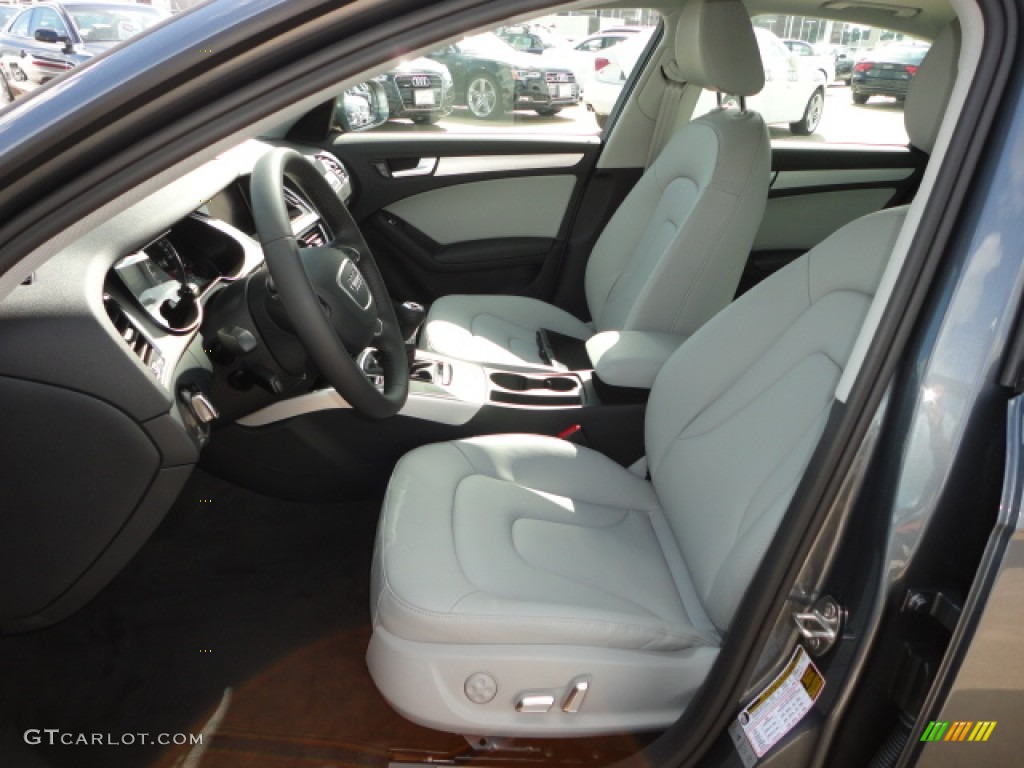 Titanium Gray Interior 2013 Audi A4 2.0T quattro Sedan Photo #72725864
