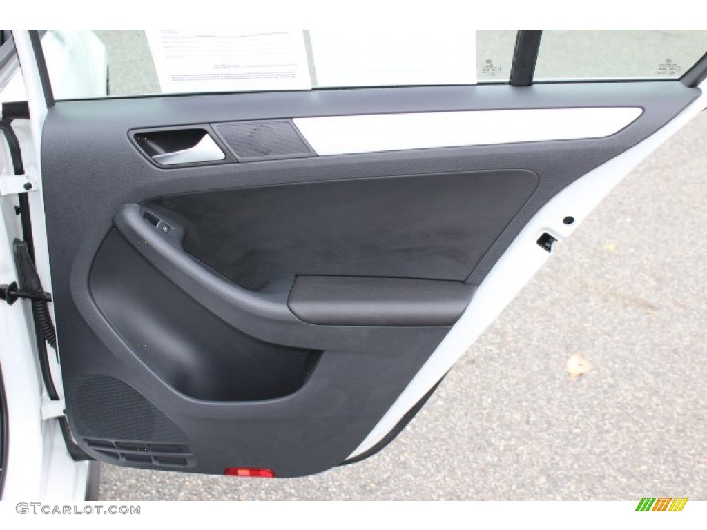 2012 Volkswagen Jetta GLI Titan Black Door Panel Photo #72726681