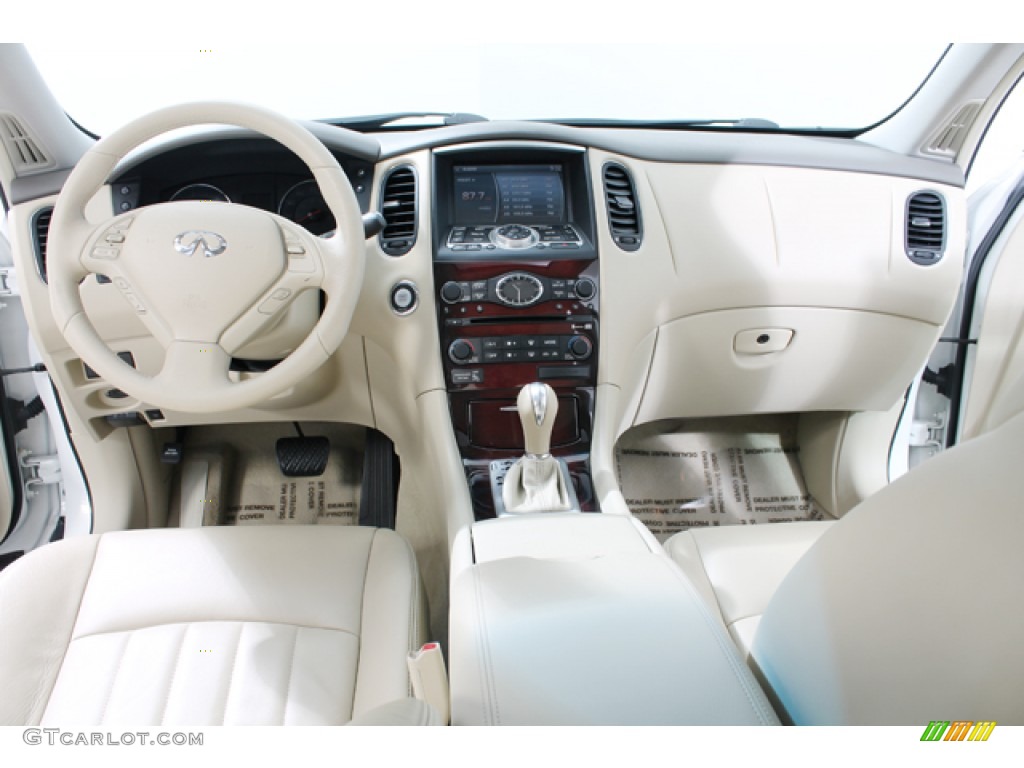 2009 Infiniti EX 35 Journey AWD Stone Dashboard Photo #72726755
