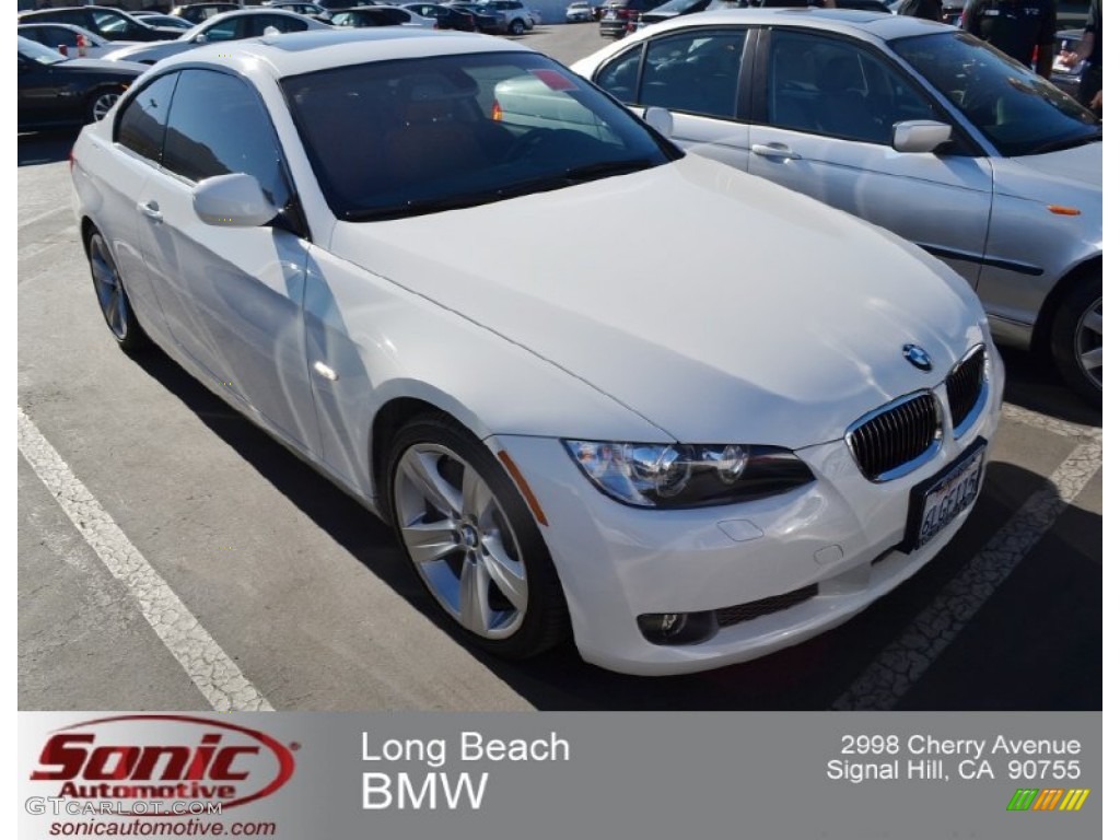 2010 3 Series 335i Coupe - Alpine White / Saddle Brown Dakota Leather photo #1