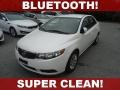 Clear White 2011 Kia Forte EX