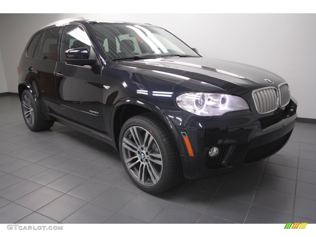 2013 X5 xDrive 50i - Carbon Black Metallic / Black photo #1