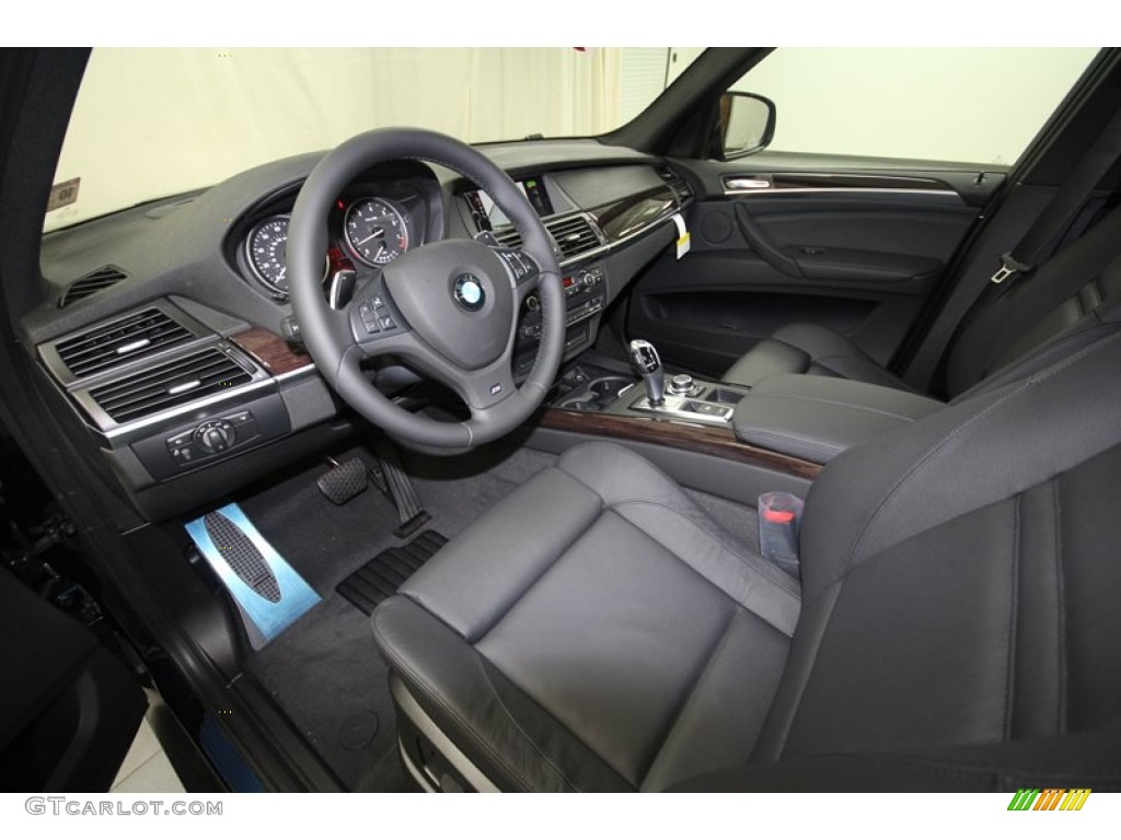 Black Interior 2013 BMW X5 xDrive 50i Photo #72727545