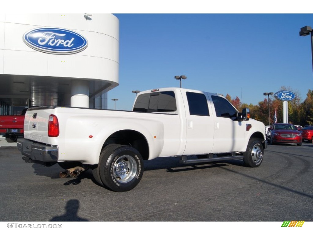 Oxford White 2010 Ford F350 Super Duty Lariat Crew Cab 4x4 Dually Exterior Photo #72728264