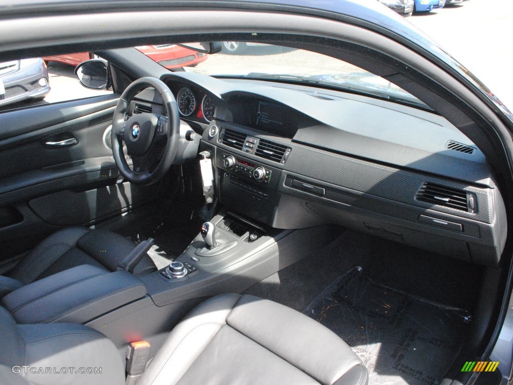 2011 BMW M3 Coupe Black Novillo Leather Dashboard Photo #72728744